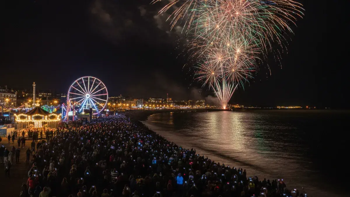 Bonfire Night in South Shields